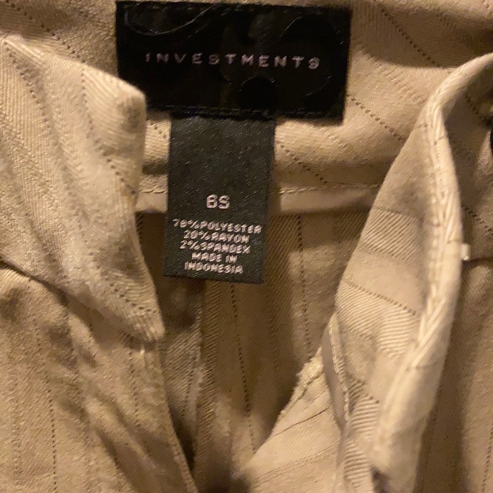 Investments pants size 6s